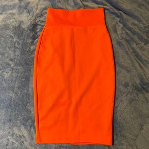 Orange Pencil Skirt FREE w/ any purchase!!!!